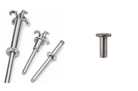 Blind and solid rivets